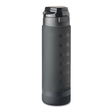 LEVEL - RPET sportkulacs 1 liter - Fekete