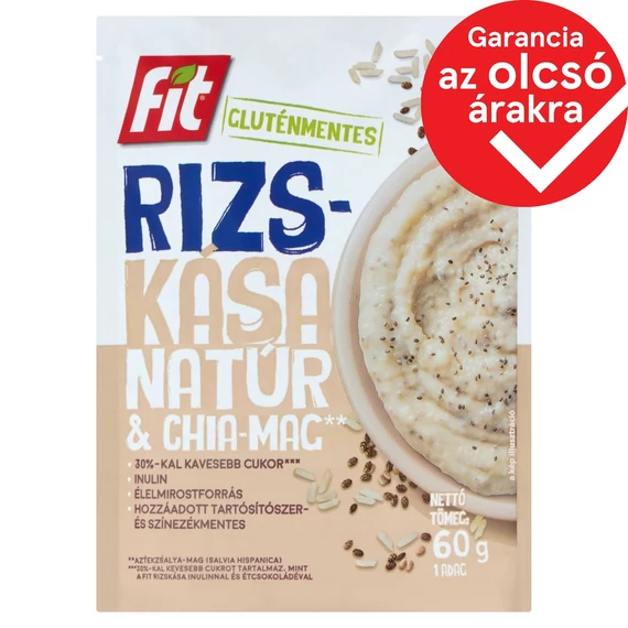 Fit reggeli rizskása chia maggal és inulinnal 60g