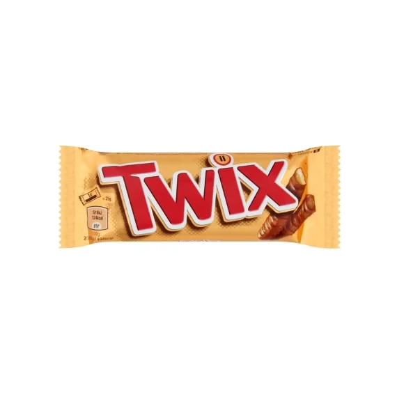 Twix kekszes szeletek karamellával tejcsokoládéba mártva 2 db 50 g