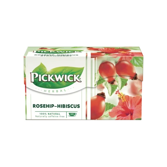 Pickwick Herbal Goodness csipkebogyó tea hibiszkusszal 20 filter 50 g