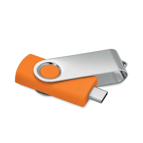 COLODRI - 16GB 3.0 USB pendrive C-típusú    MO1401 - Narancssárga