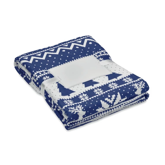TOSTI - RPET fleece takaró 190 g/m² - Kék