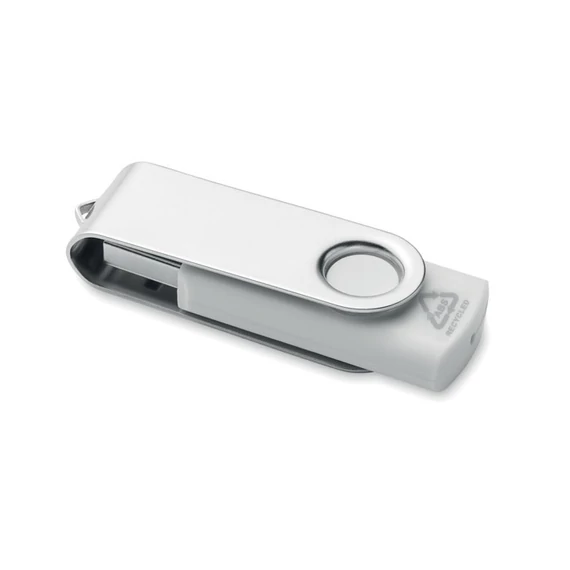 TECHMATE RABS - 16GB újrahaszn. ABS pendrive   MO2080-06 - Fehér