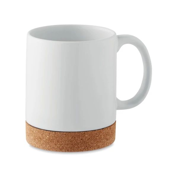 KAROO SUBLIM - Szublim.bögre parafával 280 ml - Fehér