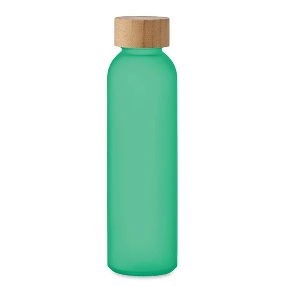 ABE - Matt üveg palack 500 ml - Áttetsző Zöld