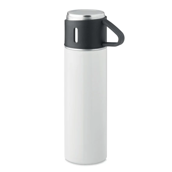 TONIA - Duplafalú termoszpalack 420 ml - Fehér