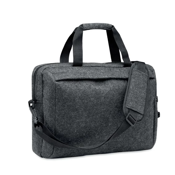 PLANA - 15 col. RPET filc laptop táska - Kőszürke