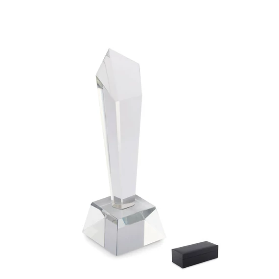 DIAWARD - Kristály díj ajándékdobozban - Áttetsző