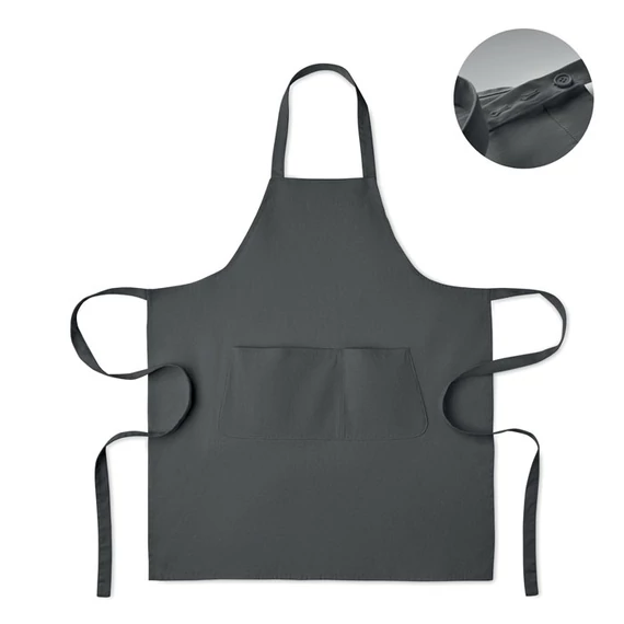 GAMMA - Biopamut kötény 240 g/m² - Kőszürke