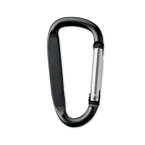 GANCHO - Alumínium karabiner - Fekete