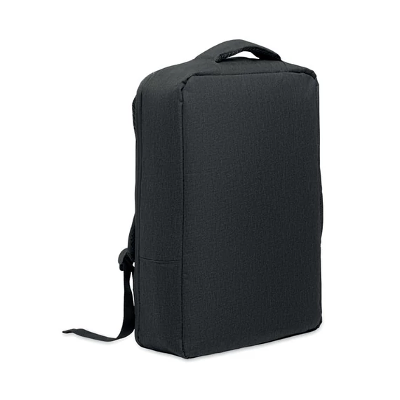 LAUGAR - Vékony 15colos laptop hátizsák - Fekete