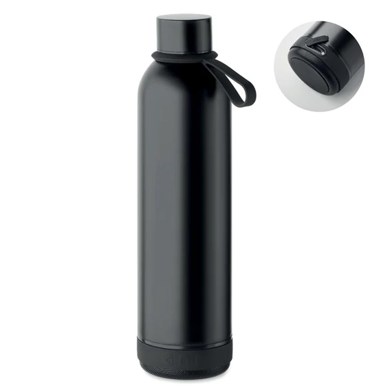 MUSEY - Duplafalú palack 500 ml - Fekete