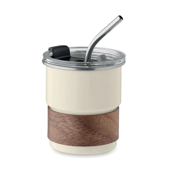 MATE - Szimplafalú pohár 260 ml - Bézs