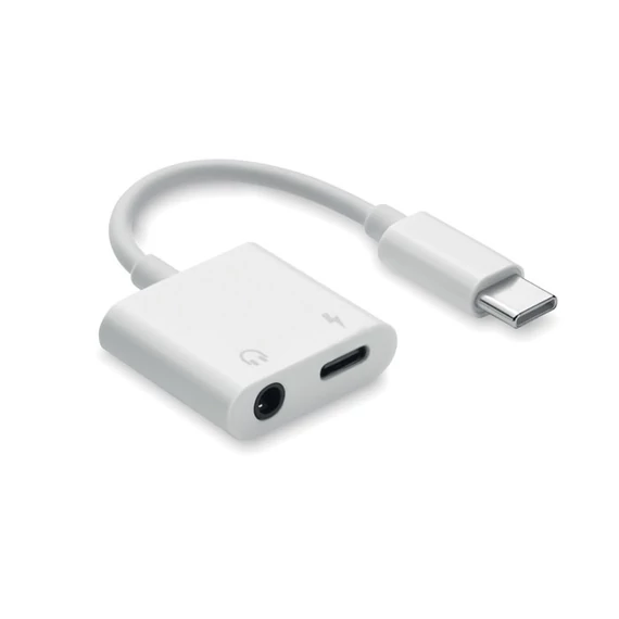 KOENET - C-típ. ABS jack audio elosztó - Fehér
