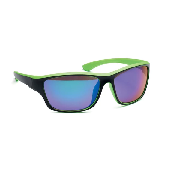 YUMA - Tükrös sport napszemüveg UV400 - Lime