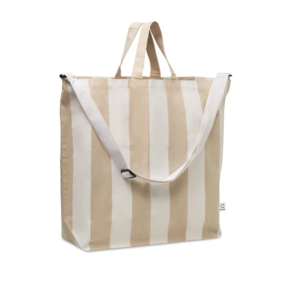 LAGUNA - Extra nagy strandtáska 280g/m² - Fehér