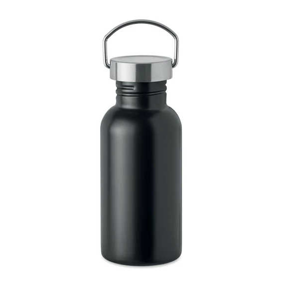 FLORENCE SING - Szimplafalú palack 500 ml - Fekete