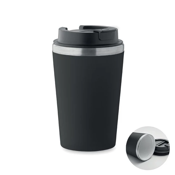 BLERM - Pohár kerámia bevonattal 350ml - Fekete