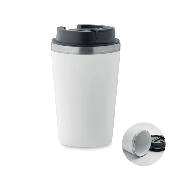 BLERM - Pohár kerámia bevonattal 350ml - Fehér