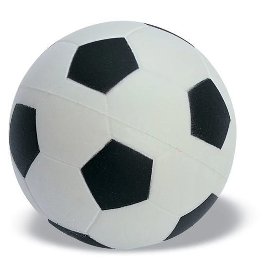 GOAL - Focis stresszoldó labda - Fehér/fekete