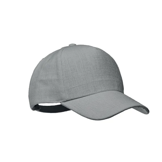 NAIMA CAP - Kenderszövet baseball sapka - Szürke
