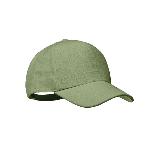 NAIMA CAP - Kenderszövet baseball sapka - Zöld