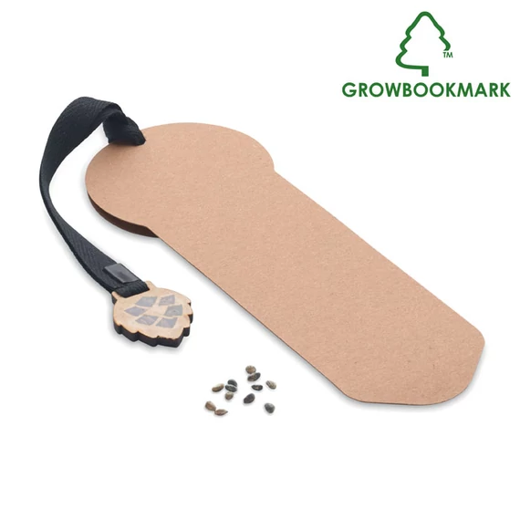 GROWBOOKMARK™ - Fenyő könyvjelző - Bézs