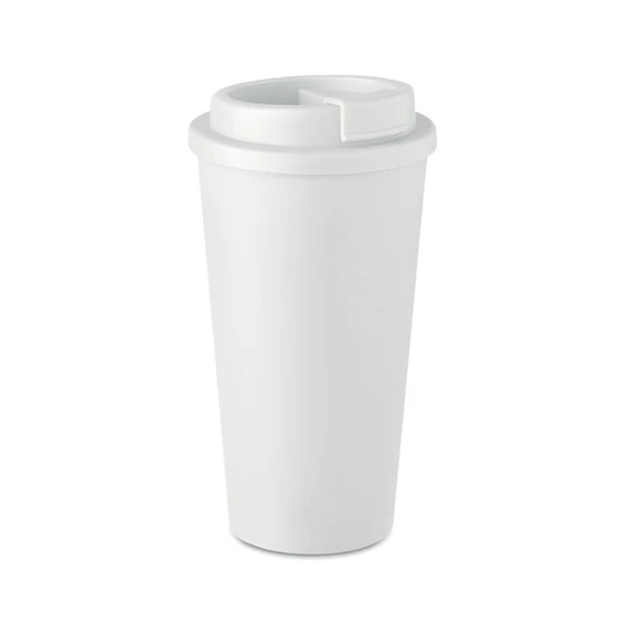 TUESDAY - Duplafalú pohár 450 ml - Fehér