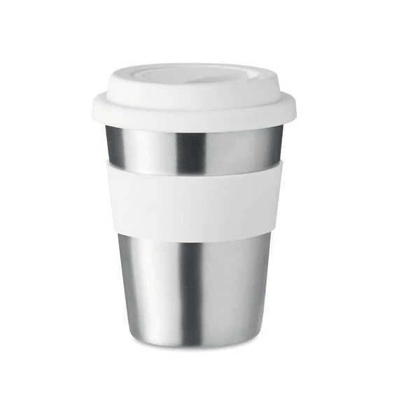 IRMUG - Rozsdamentes acél pohár 350ml - Fehér