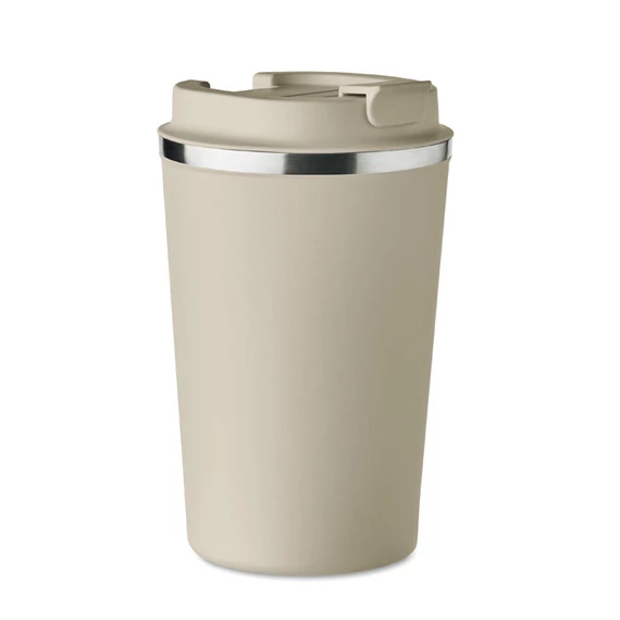 BRACE - Duplafalú pohár, 350 ml - Bézs