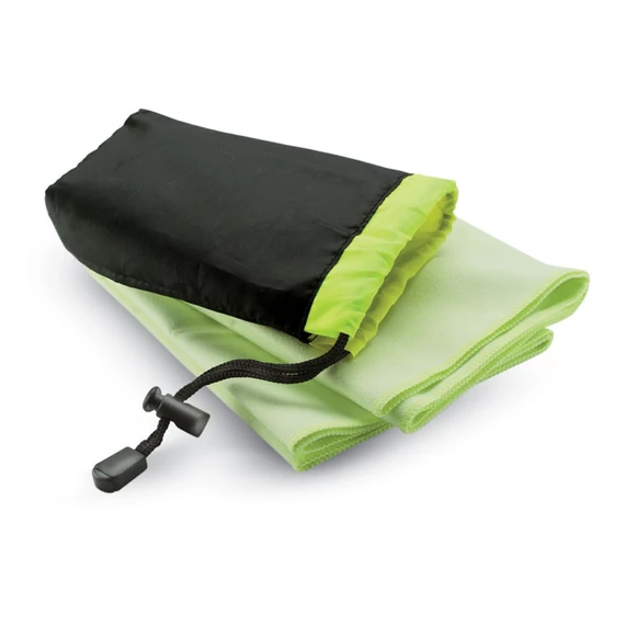 DRYE - Sporttörölköző nylon tokban - Zöld