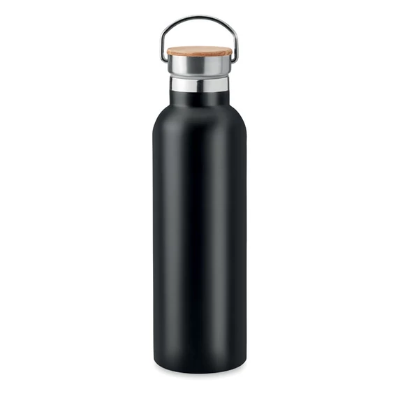 HELSINKI MED - Duplafalú termosz 750 ml - Fekete