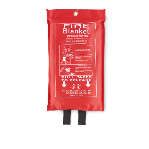 VATRA - Tűzoltó takaró PVC tasakban - Piros