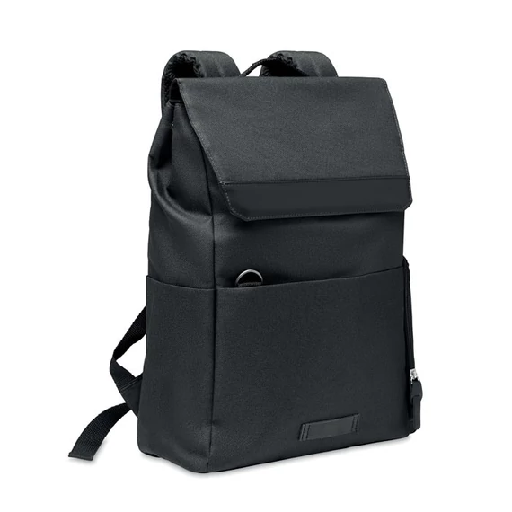 DAEGU LAP - 600D RPET laptop hátizsák - Fekete