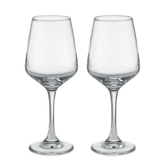 CHEERS - 2 db-os borospohár készlet - Áttetsző