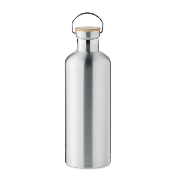 HELSINKI EXTRA - Duplafalú termoszpalack 1,5l - Matt Ezüst