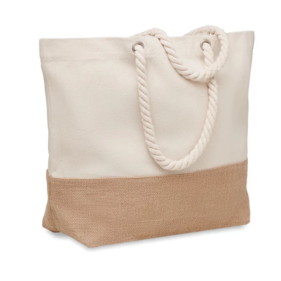 PANTAI - Vászon strandtáska 280 g - Bézs