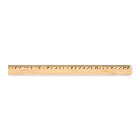 BARIS - 30 cm-es bambusz vonalzó - Fa