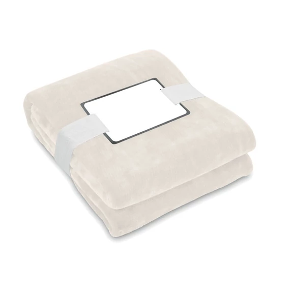 LOGAN - RPET polár takaró 280 g - Bézs