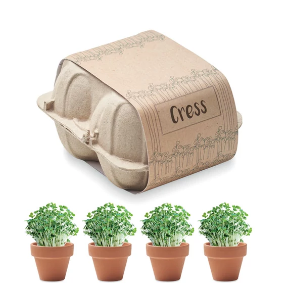 CRESS - Tojásos doboz ültető készlet - Bézs