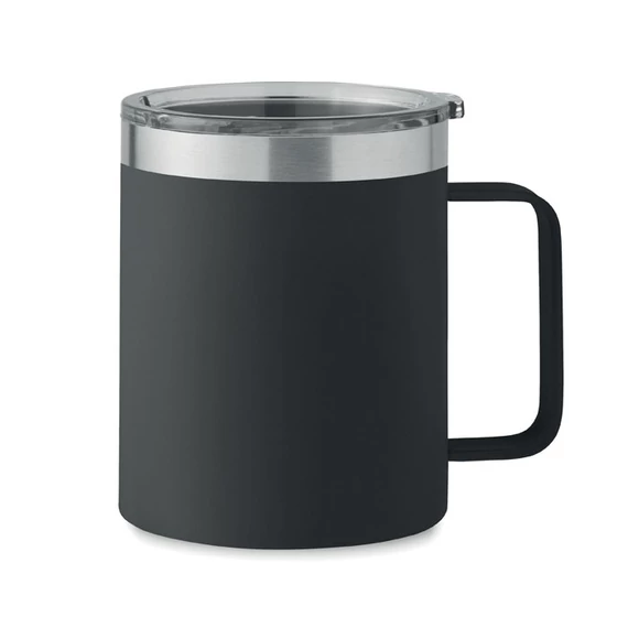 INARI - Duplafalú bögre 300 ml - Fekete