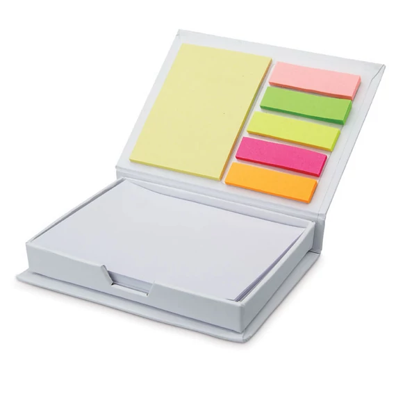 MEMOKIT - Asztali karton notesz - Fehér