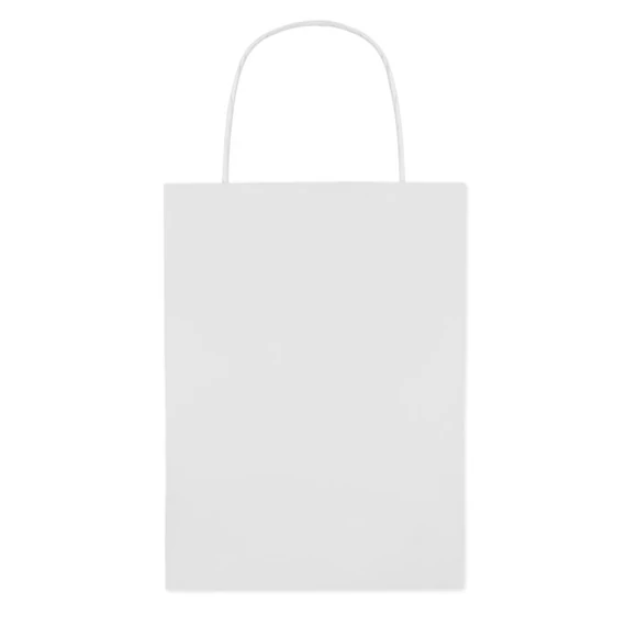PAPER SMALL - Kis papír ajándéktasak 150 g - Fehér