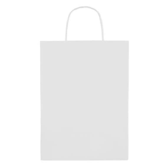 PAPER LARGE - Nagy papír ajándéktasak 150 g - Fehér