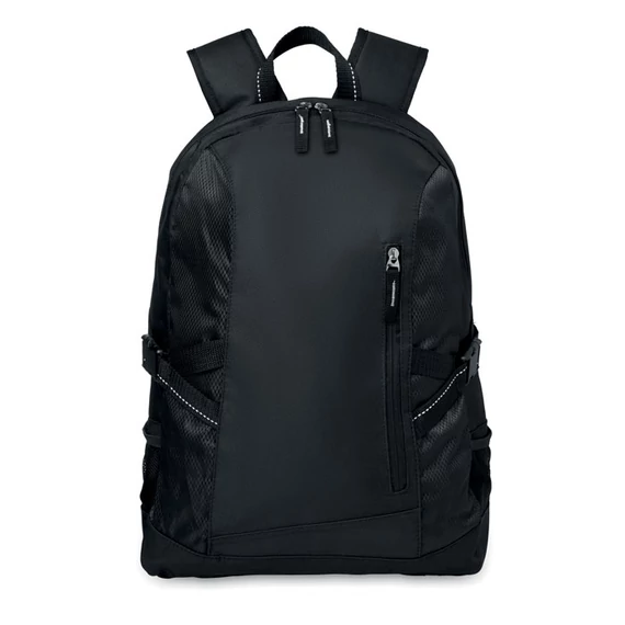 TECNOTREK - Poliészter laptop hátitáska - Fekete
