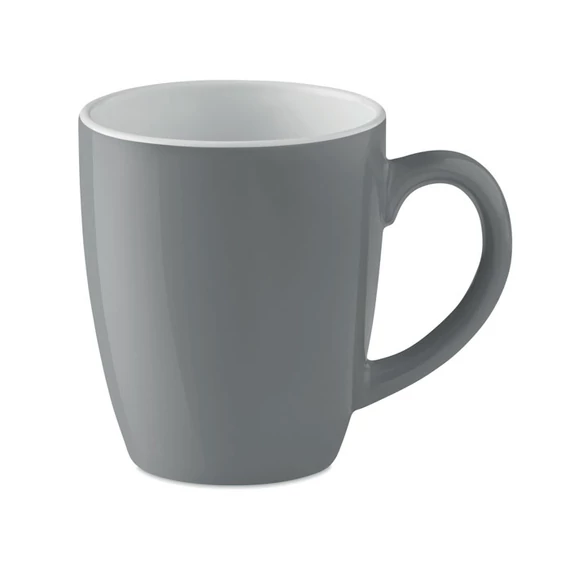 COLOUR TRENT - Színes kerámia bögre, 290 ml - Szürke