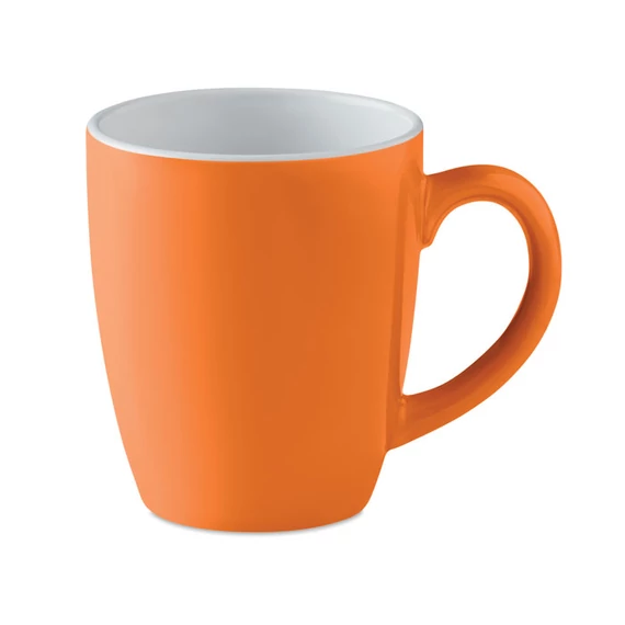 COLOUR TRENT - Színes kerámia bögre, 290 ml - Narancssárga
