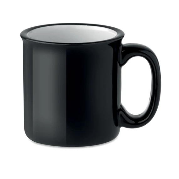 TWEENIES - Retró kerámia bögre, 240 ml - Fekete