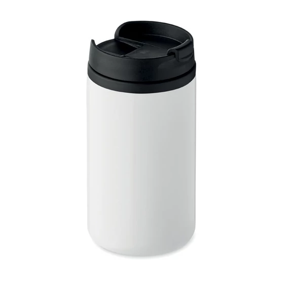 FALUN - Duplafalú úti bögre, 250 ml - Fehér