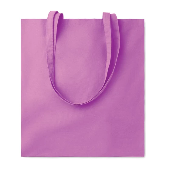 COTTONEL COLOUR + - Pamut bevásárlótáska, 140 g - Lila